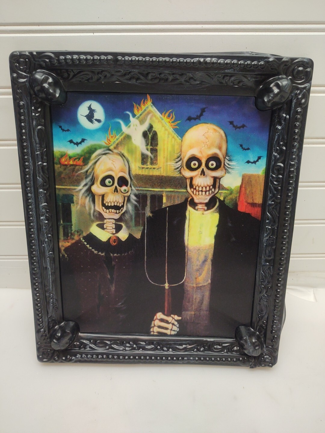 Lenticular Picture Halloween American  Gothic Take One 2009