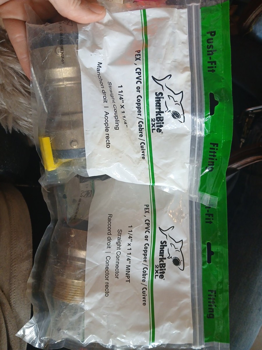 SharkBite 2XL 1-1/4 inch Push-to-Connect Coupling