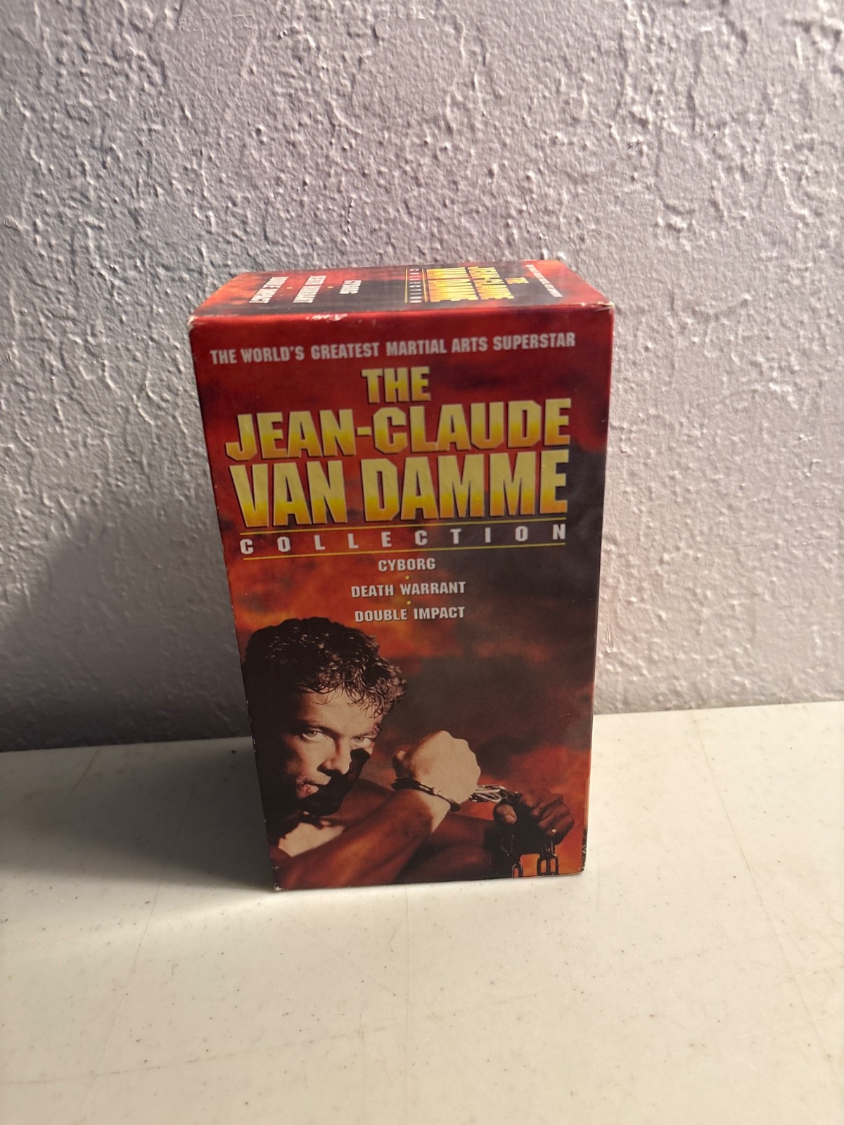 JEAN CLAUDE VAN DAMME 3 VHS BOX SET CYBORG DEATH WARRANT DOUBLE IMPACT TESTED