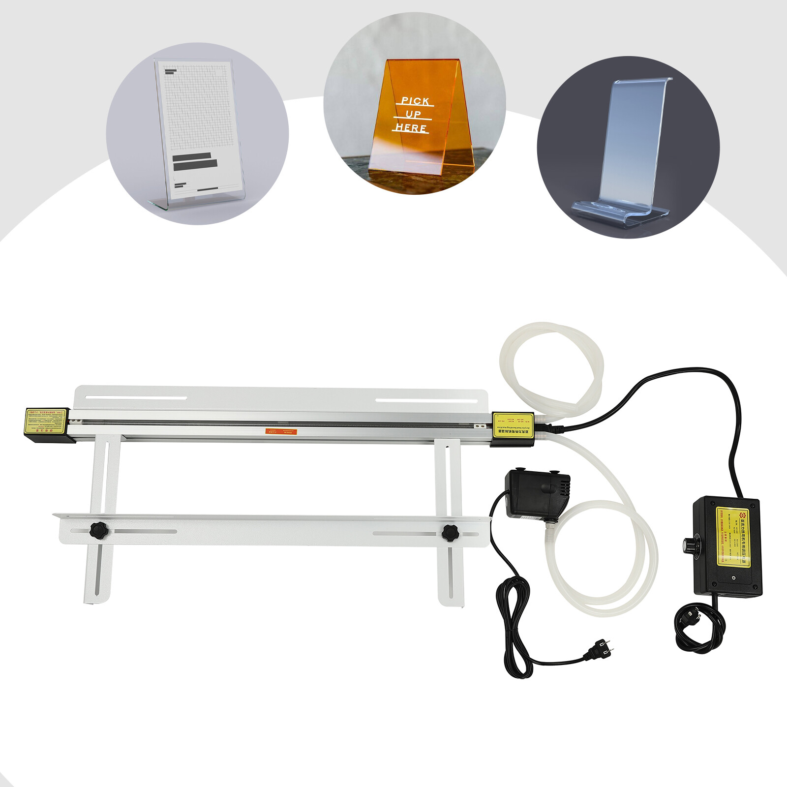110V Acrylic Heat Bending Machine 24 inch PVC Strip Heater Bender with Bracket