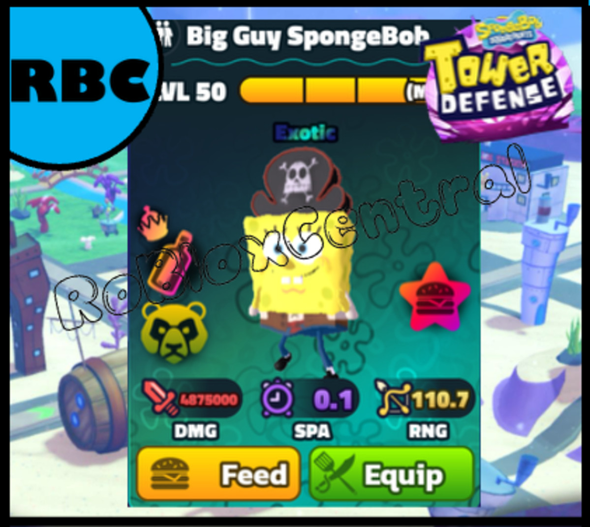 BIG GUY SPONGEBOB - CHEAP SPONGEBOB TOWER DEFENSE - SBTD UNIT
