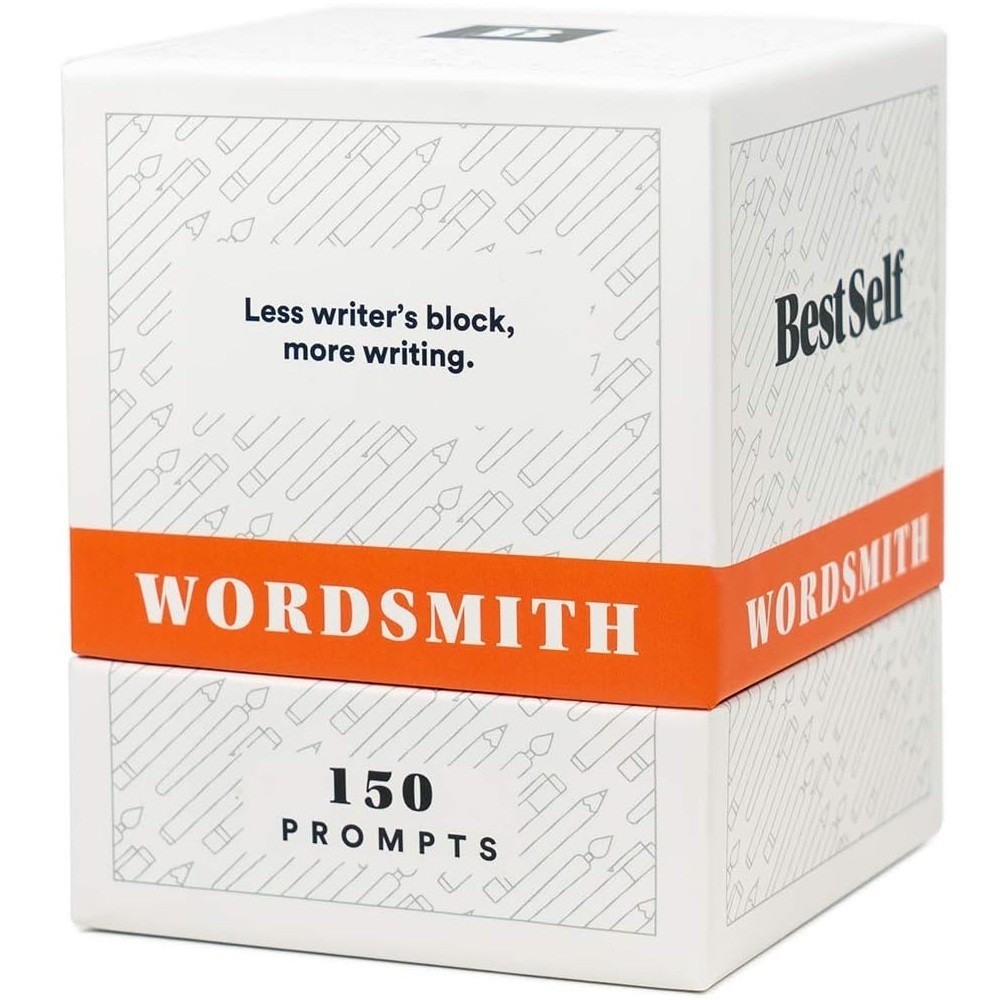 BestSelf Wordsmith Deck - Cure Writer's Block 150 Stimulate Writing Prompt Cards