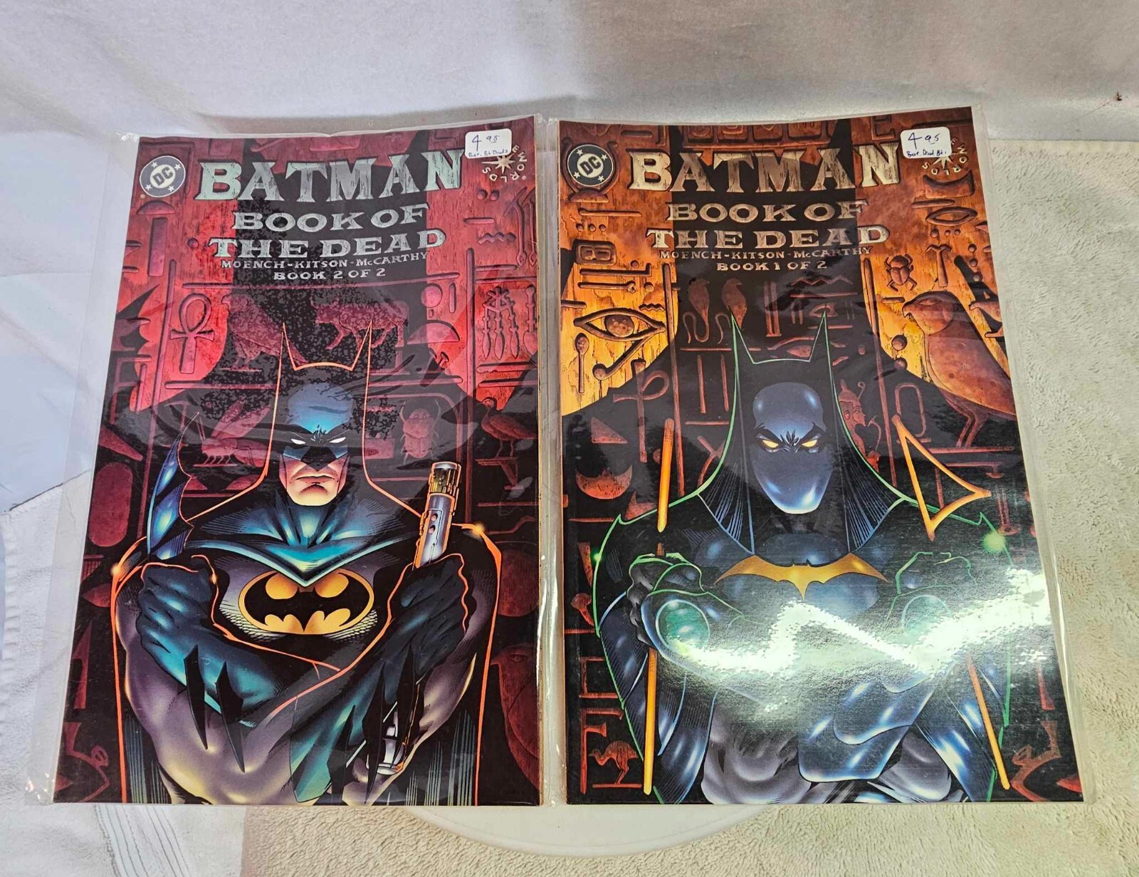 Lot of 2- Batman Book of the dead # 1 & 2Moench/ Kitson- A17