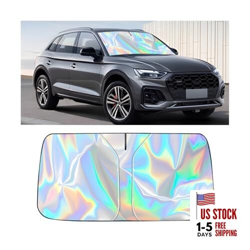  Sunshade for Car Windshield, Foldable Reflective Automotive 57.09" x 31.5"