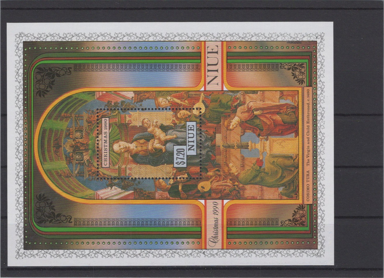 Niue 1990 Christmas XF Mint Never Hinged