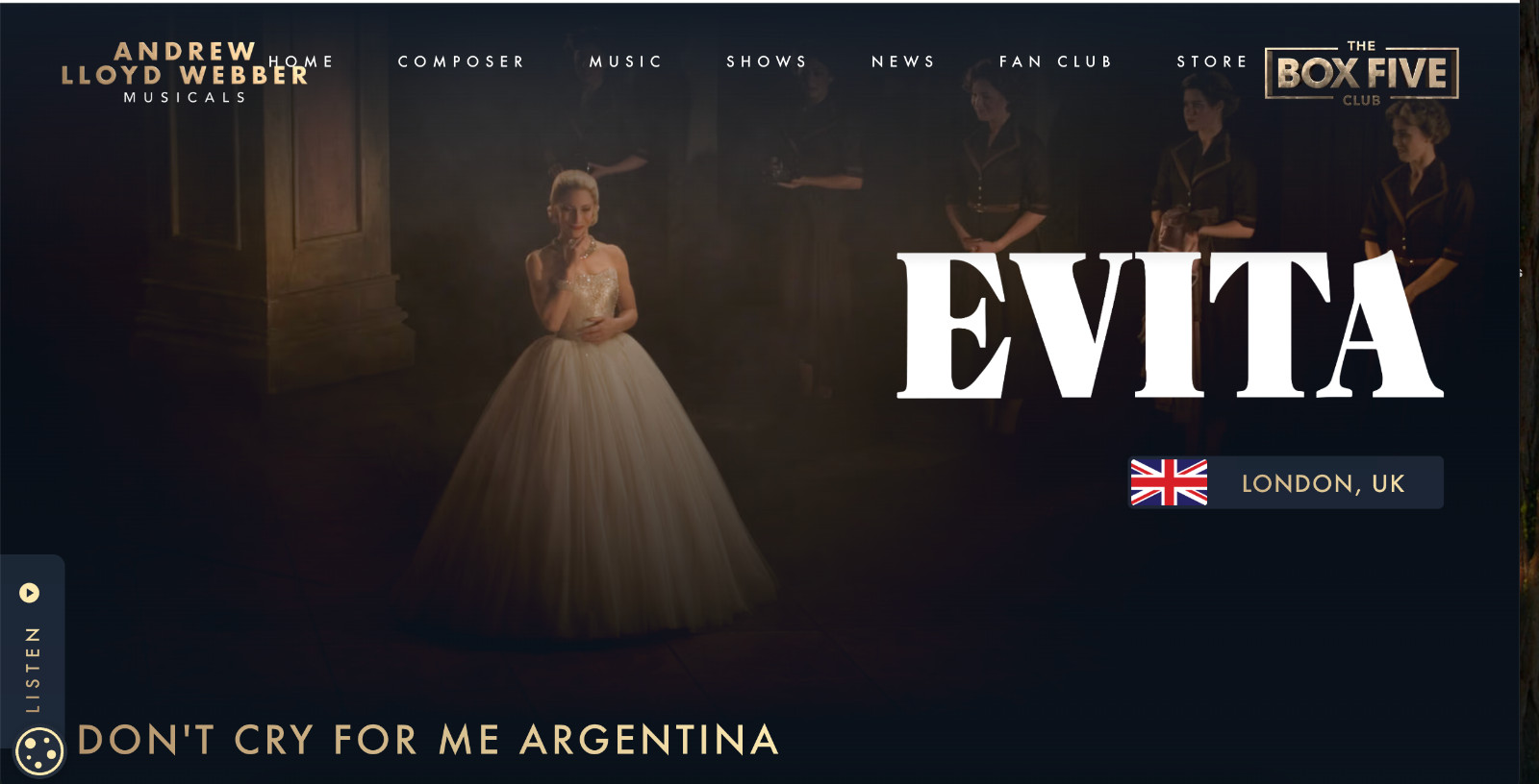 Best Seats Left for Evita in London