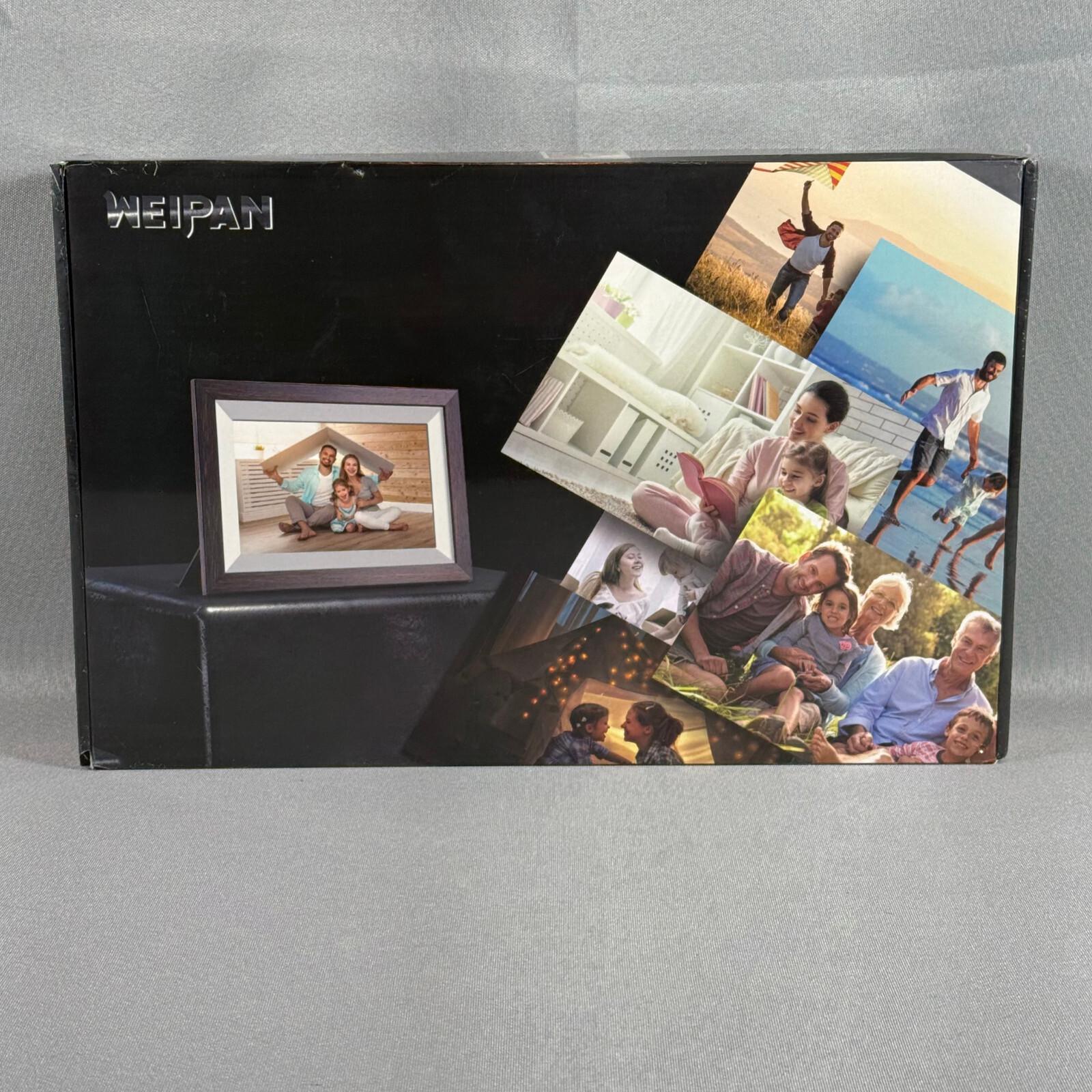 Weipan WiFi Digital Picture Frame P100 Smart 10.1" Touch Screen HD New Sealed