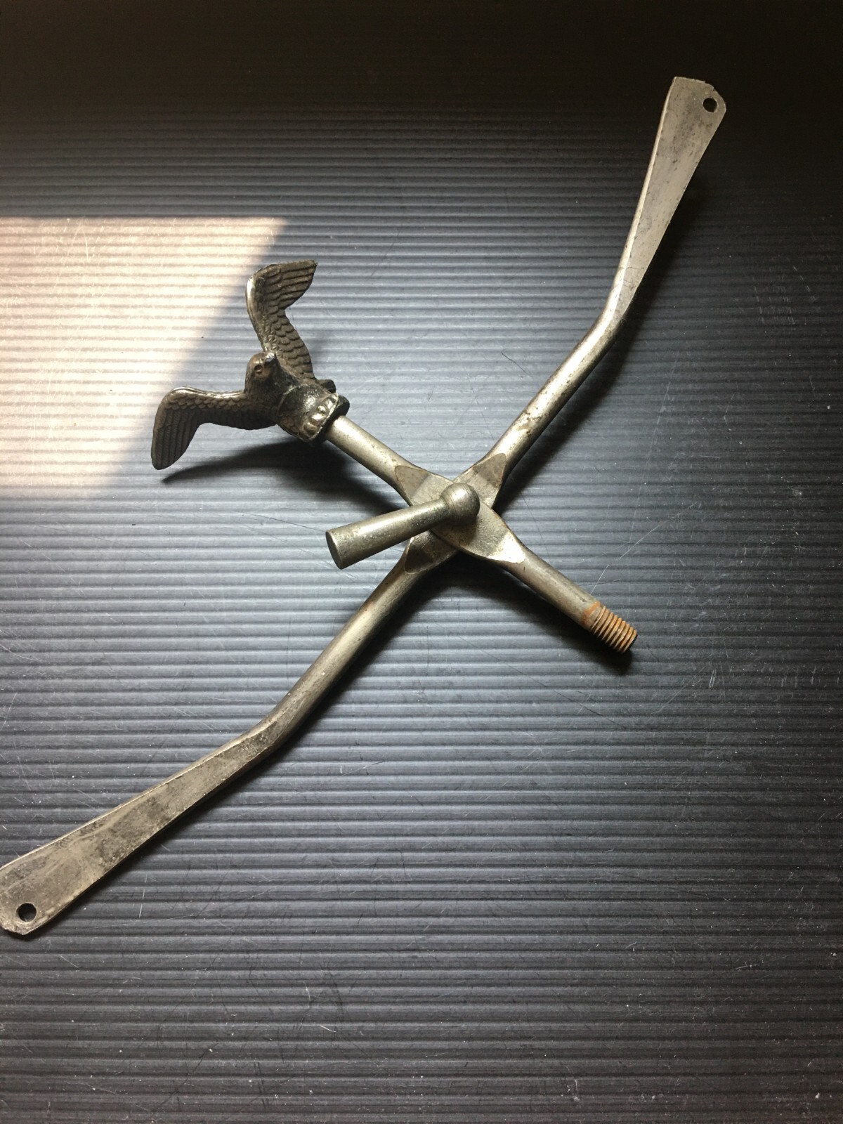 Vintage Part of Metal Balance Scales With Top Eagle Design 12"L x 5.5"W