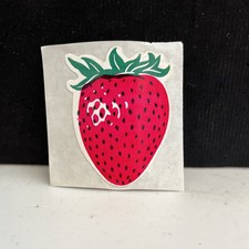 Vintage 80’s STRAWBERRY  Sticker - Rare