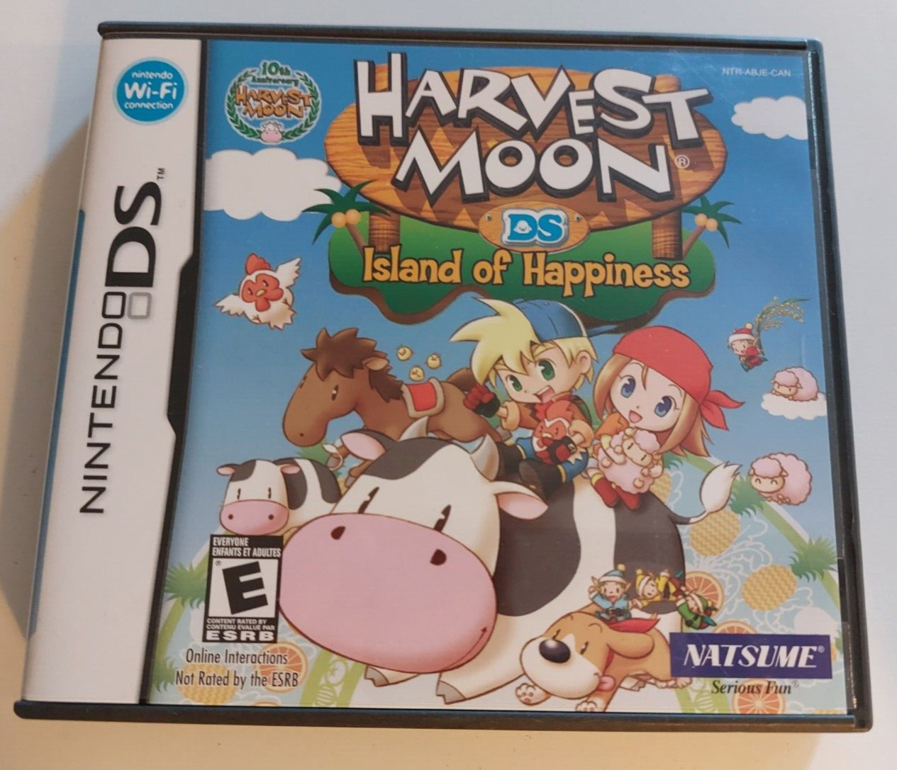 **No Game Cart** Harvest Moon DS: Island of Happiness case and manual only