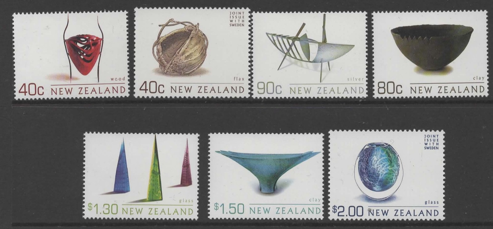 NEW ZEALAND SG2491/7 2003 ARTISTIC CRAFTS MNH