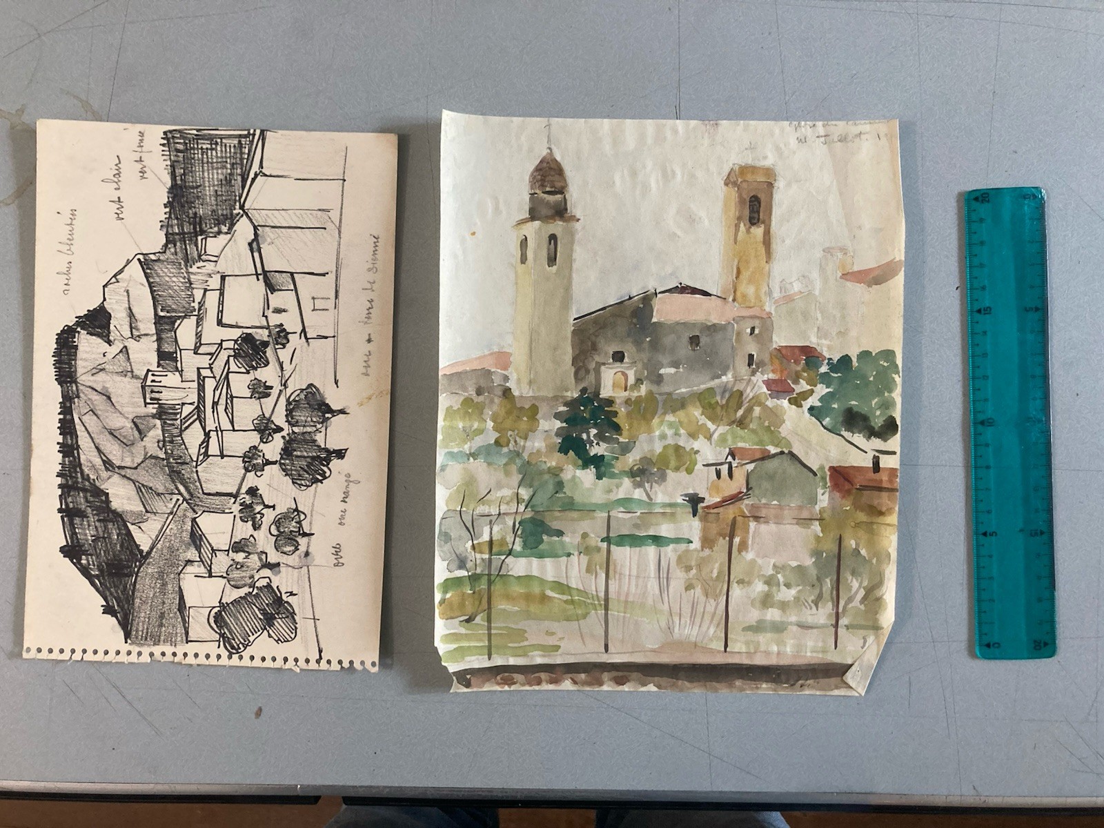 Beau Lot De 30 Dessins A Identifier Divers Art Ancien Papier Original Dessin XXe