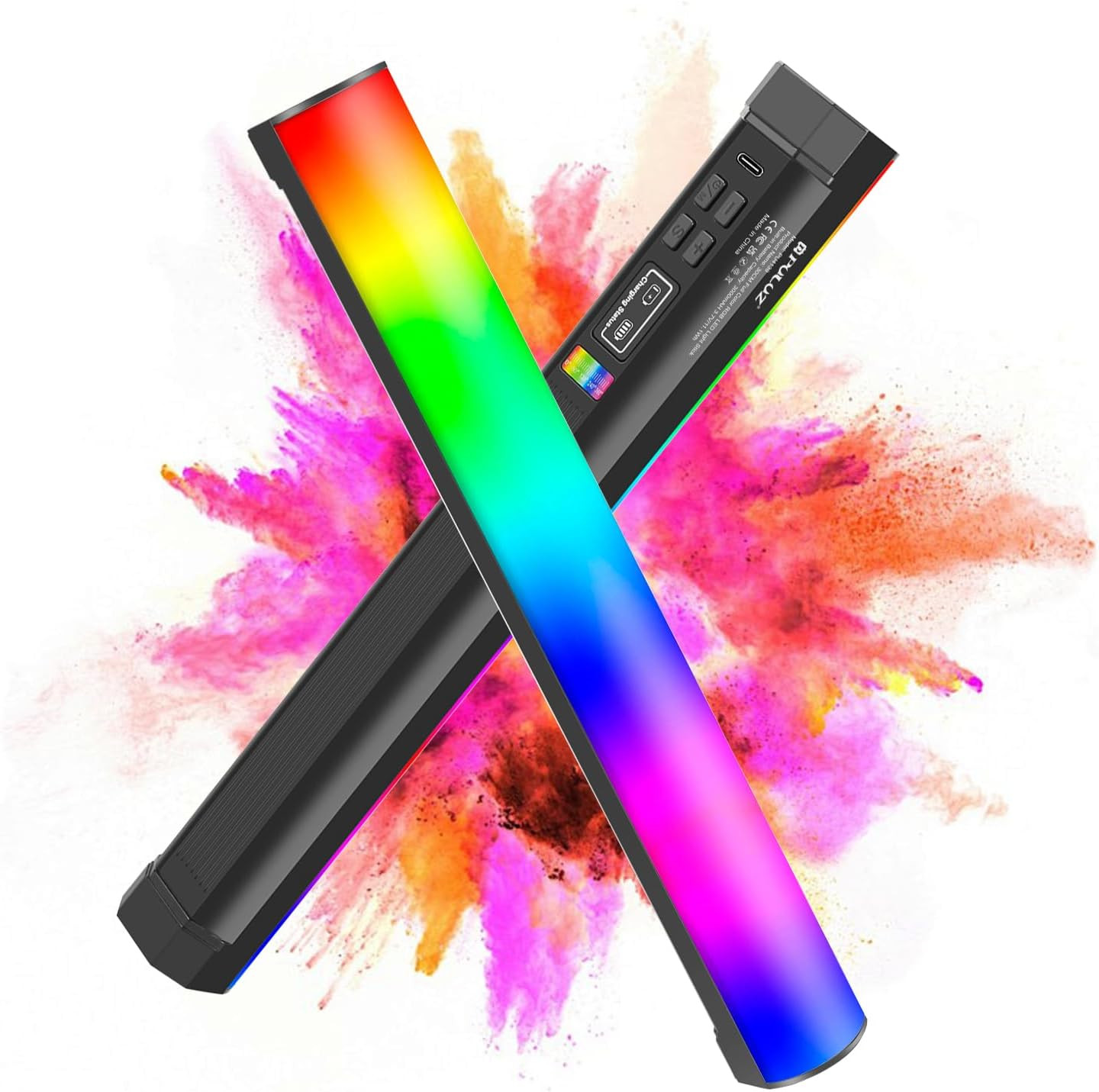 360° Magnetic Handheld Light Wand, 2500-9000K Dimmable Tube Light, 2000mAh