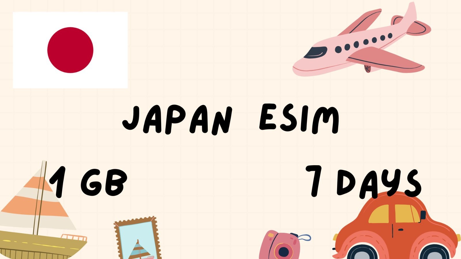 Japan – 1GB Data | 7 Days | Best Value for Travelers | Openmobile
