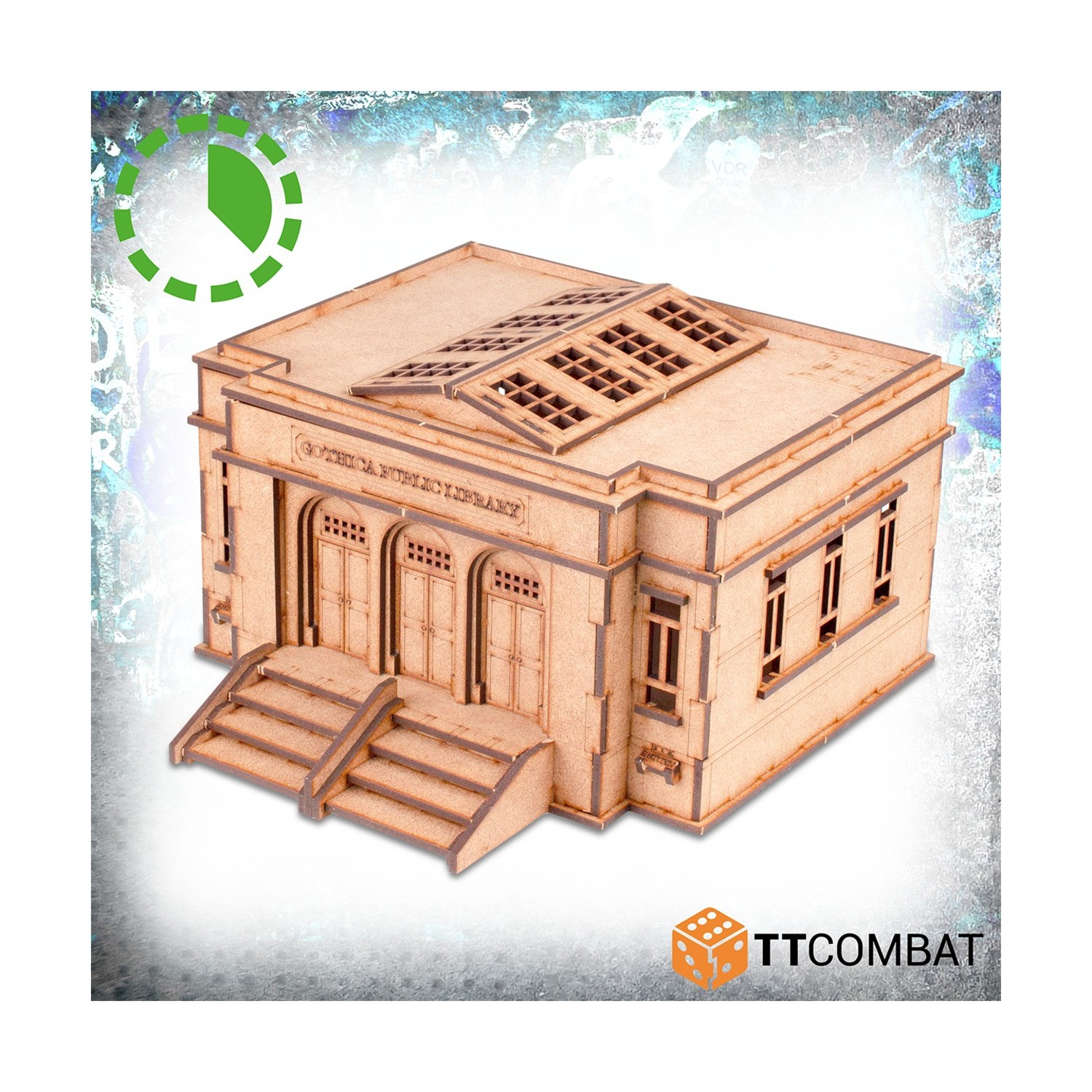 TT Combat City Terrain 32mm Gothica Public Library Pack NM