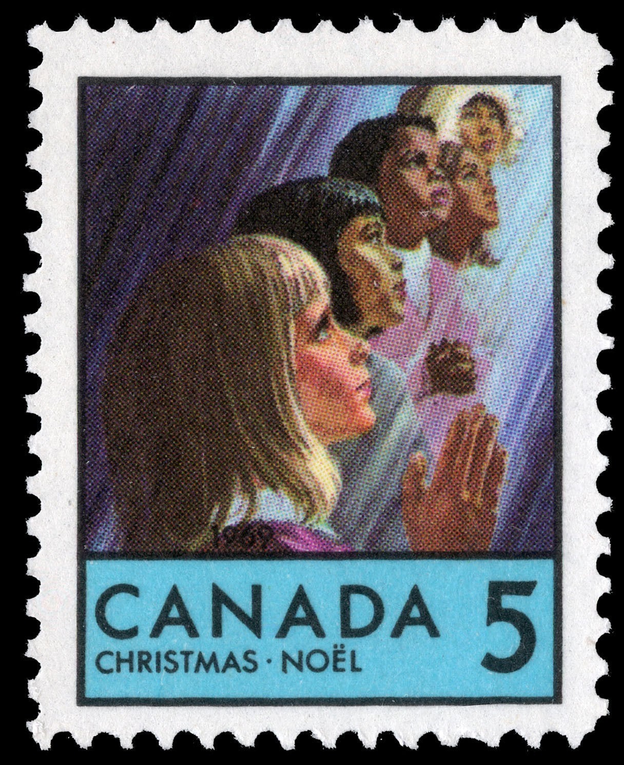🍁Canada   #502    "CHILDREN PRAYING"    Brand New  1969 Original Pristine Gum
