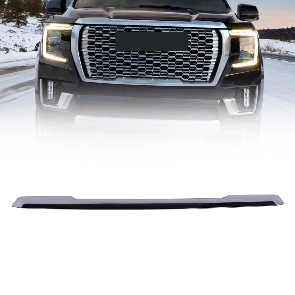 Front Upper Hood Molding Trim Compatible with 2021-2024 GMC Yukon/Yukon XL