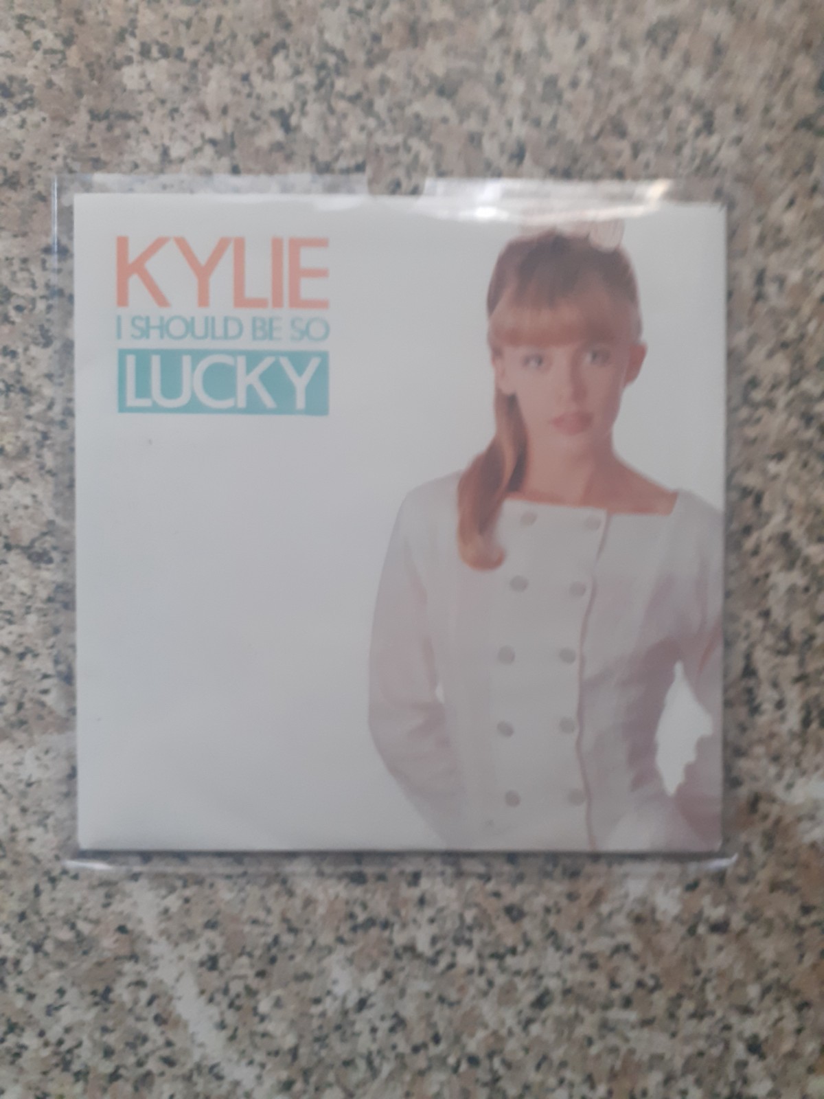 Kylie* – I Should Be So Lucky  Vinyl, 7", 45 RPM, Single, Print Issue, Card Slee