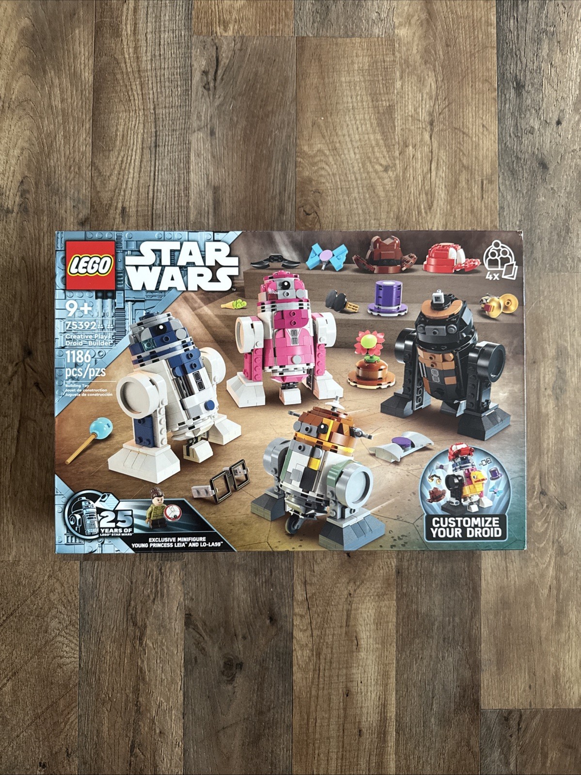 LEGO Star Wars 75392 Complete Set Creative Play Droid Builder w/ Princess Leia 