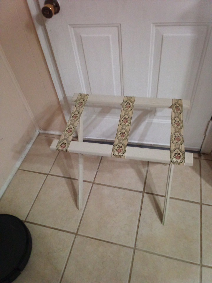 Vintage Luggage Rack