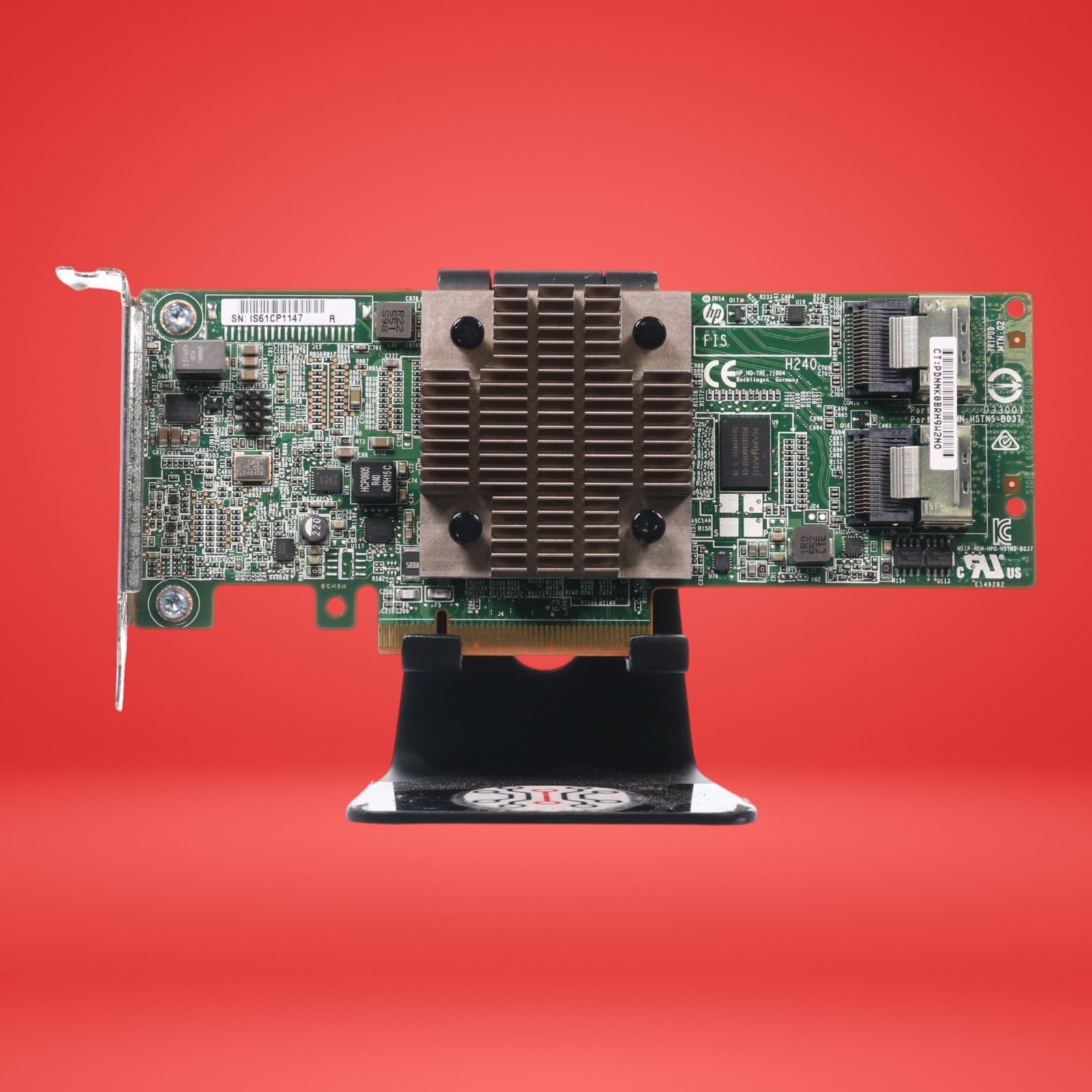 HP H240 2 Port SAS/SATA 12GB PCIe Raid Card 726909-001 779134-001 Full Hight