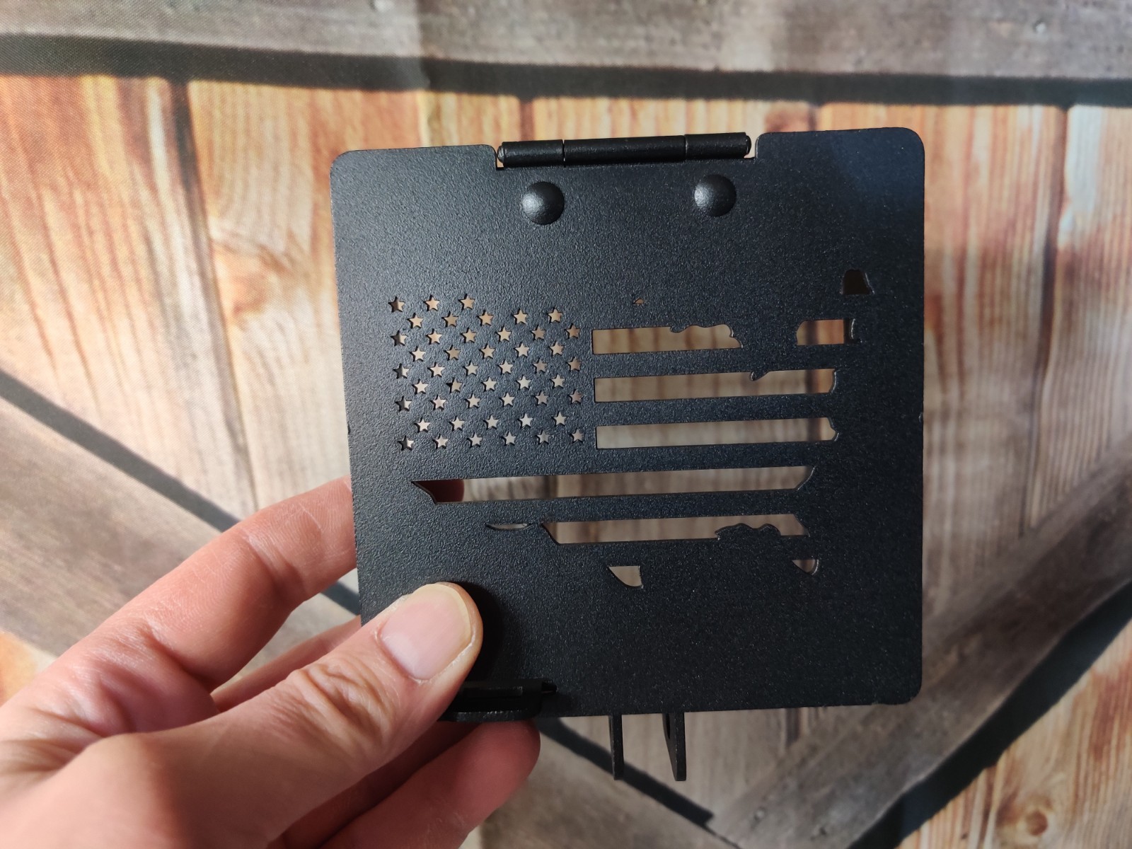 USA 4" Bumper Caps Replacement Ends. NEW!! All Aluminum. Vented. Hinged. SECURE