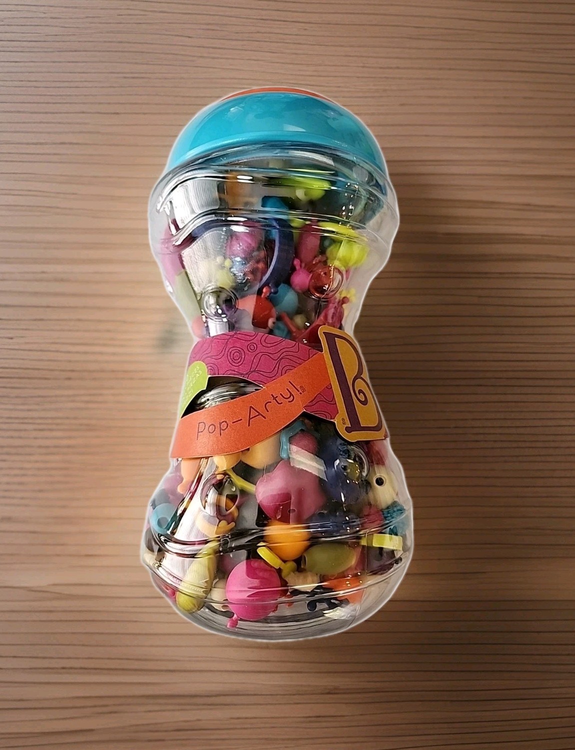 New 250+ Piece Snap Bead & Jewelry Craft Kit 4-10 Yrs Battat Inc Pop Arty Fun