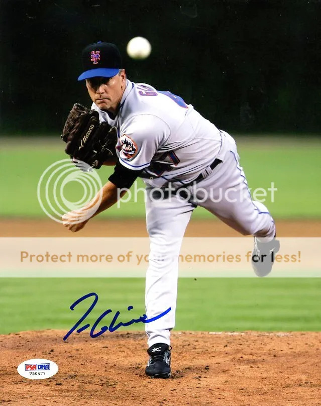 Tom Glavine Mets Psa/dna Authenticated Autograph 8x10 Photo Signed