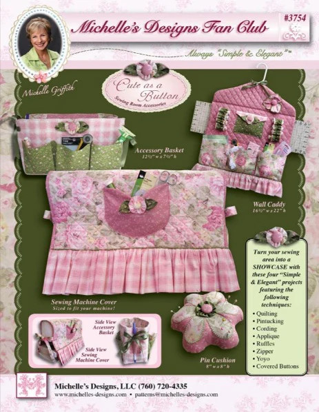 Michelles Designs - Cute as a Button Book