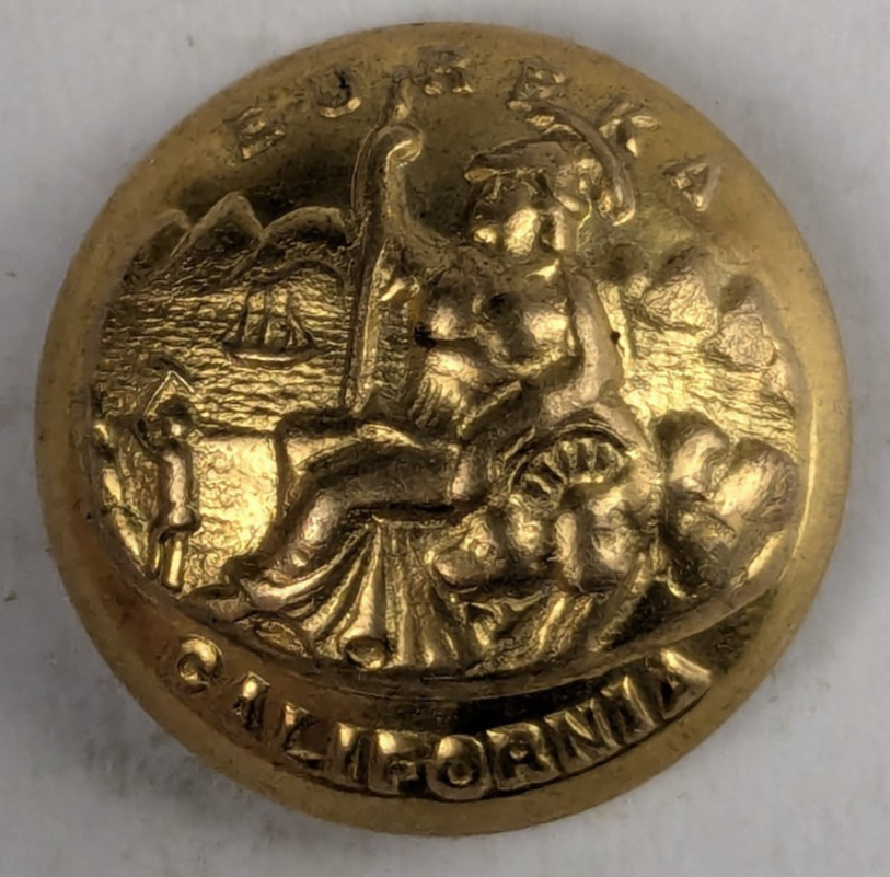Early - California State Seal Officer Uniform Button - M2E