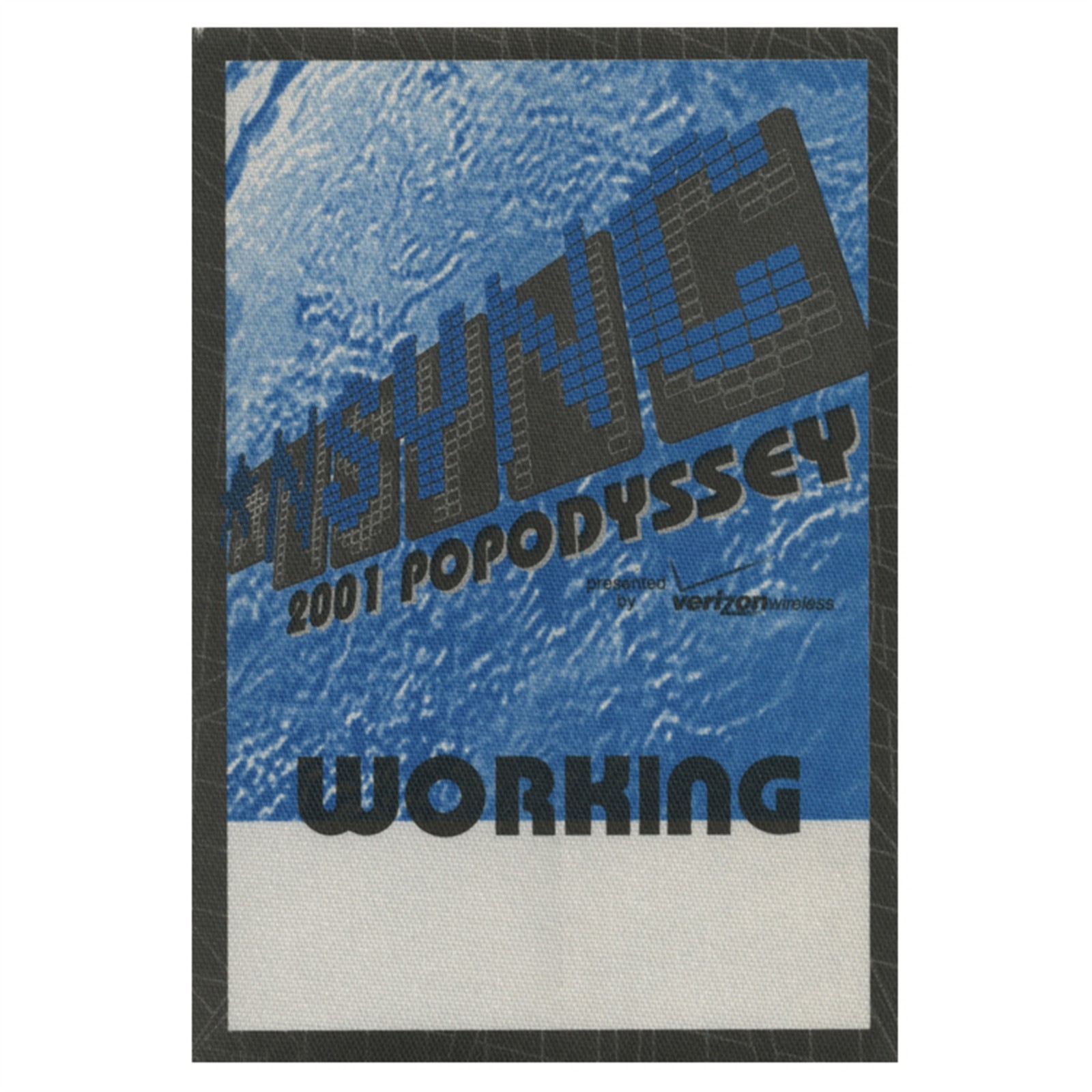 NSYNC 2001 Pop Odyssey Concert Tour Working Backstage Pass