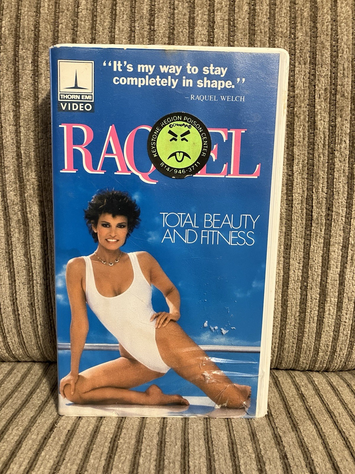 Raquel Welch Total Beauty And Fitness VHS Rare Workout Thorn EMI Video 1984