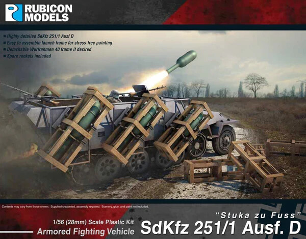 Rubicon German SdKfz 251D Stuka zu Fuss Bolt Action