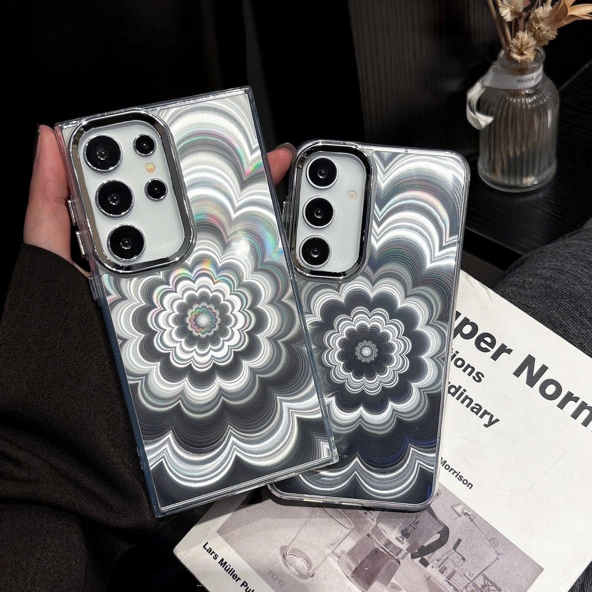 3D Bling Flower TPU Case For Samsung Galaxy S26 S25 S24 S23 A57 A37 A17 A16 A56