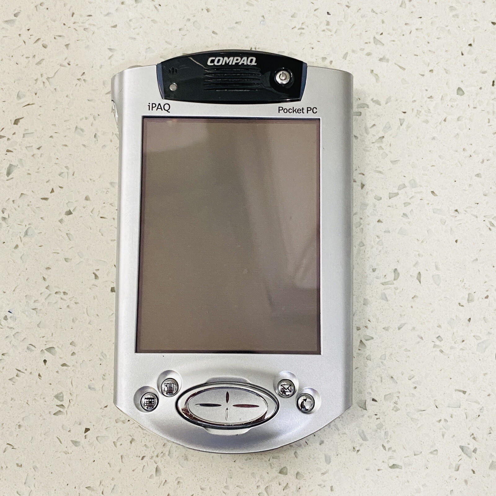Compaq iPAQ 3955 Silver Handheld 3.8" Touchscreen LCD Display USB Pocket PC PDA