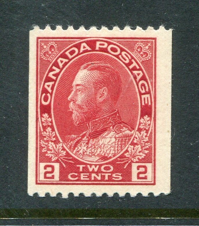 Canada #132 George V Coil 2 P. [Mint Never Hinged]
