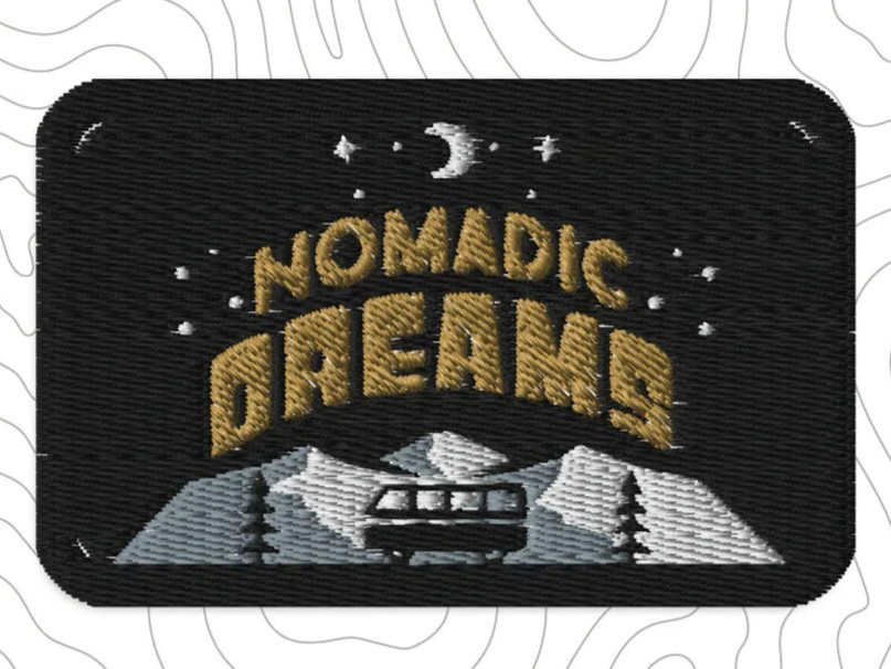 OVRLND, Nomadic Dreams Patch, 3.25" x 2.25