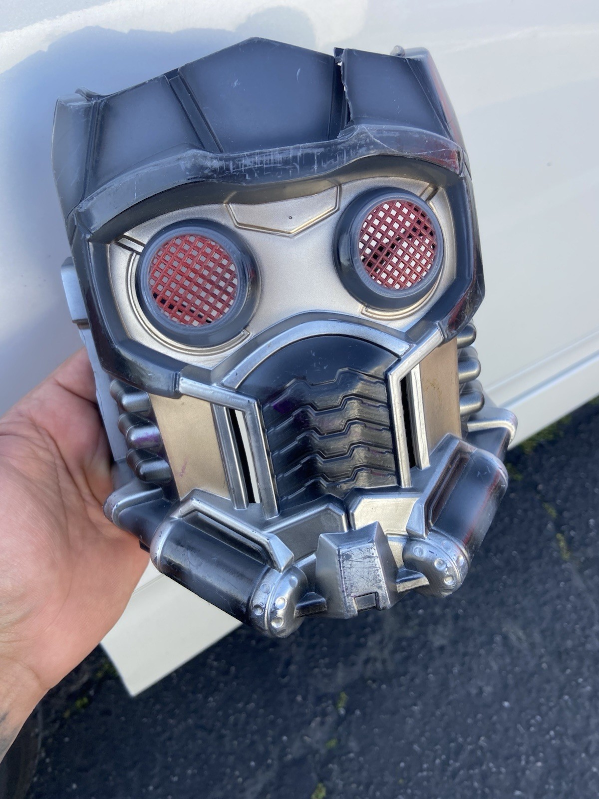 Disney Guardians Of The Galaxy Cosmic Rewind Star Lord Mask Helmet L