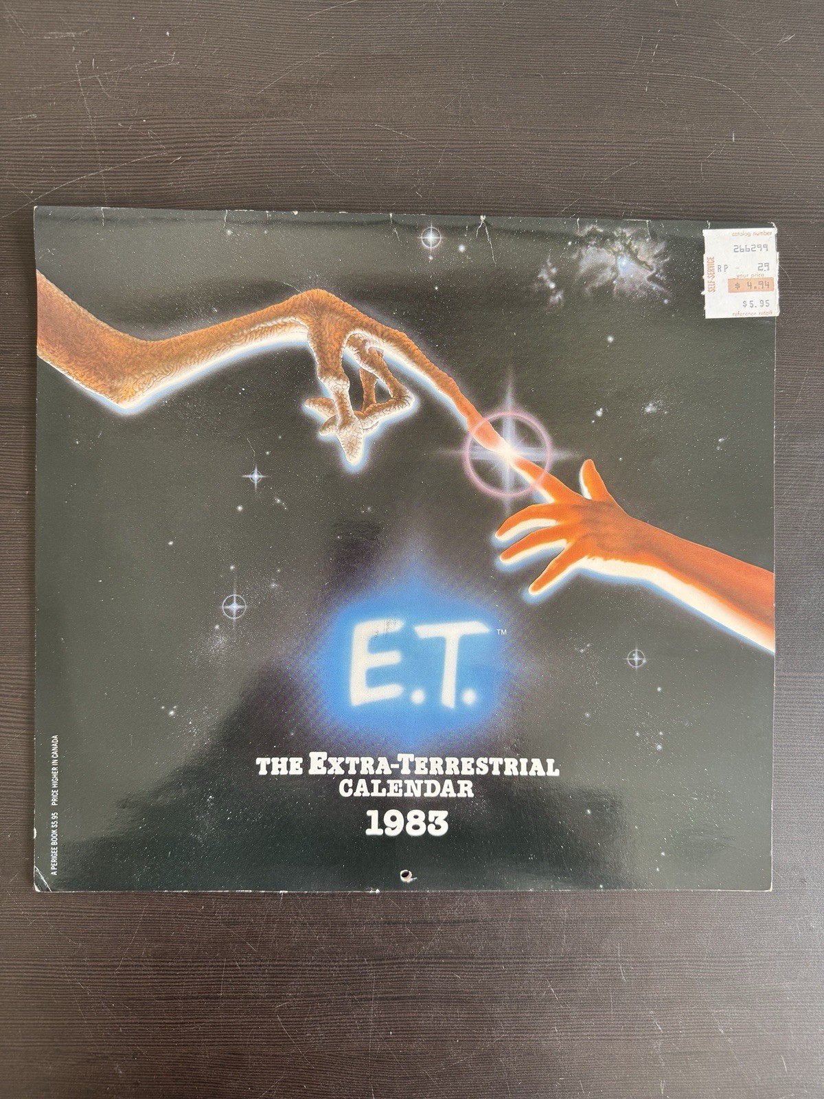 E.T. The Extra Terrestrial Calendar Vintage 1982 Movie Scenes Clean No Marks 80s
