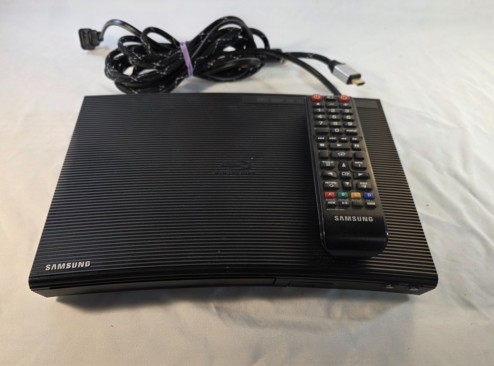 Samsung BD-JM57C Blu-ray DVD Player with Remote and HDMI Wi-Fi Streaming