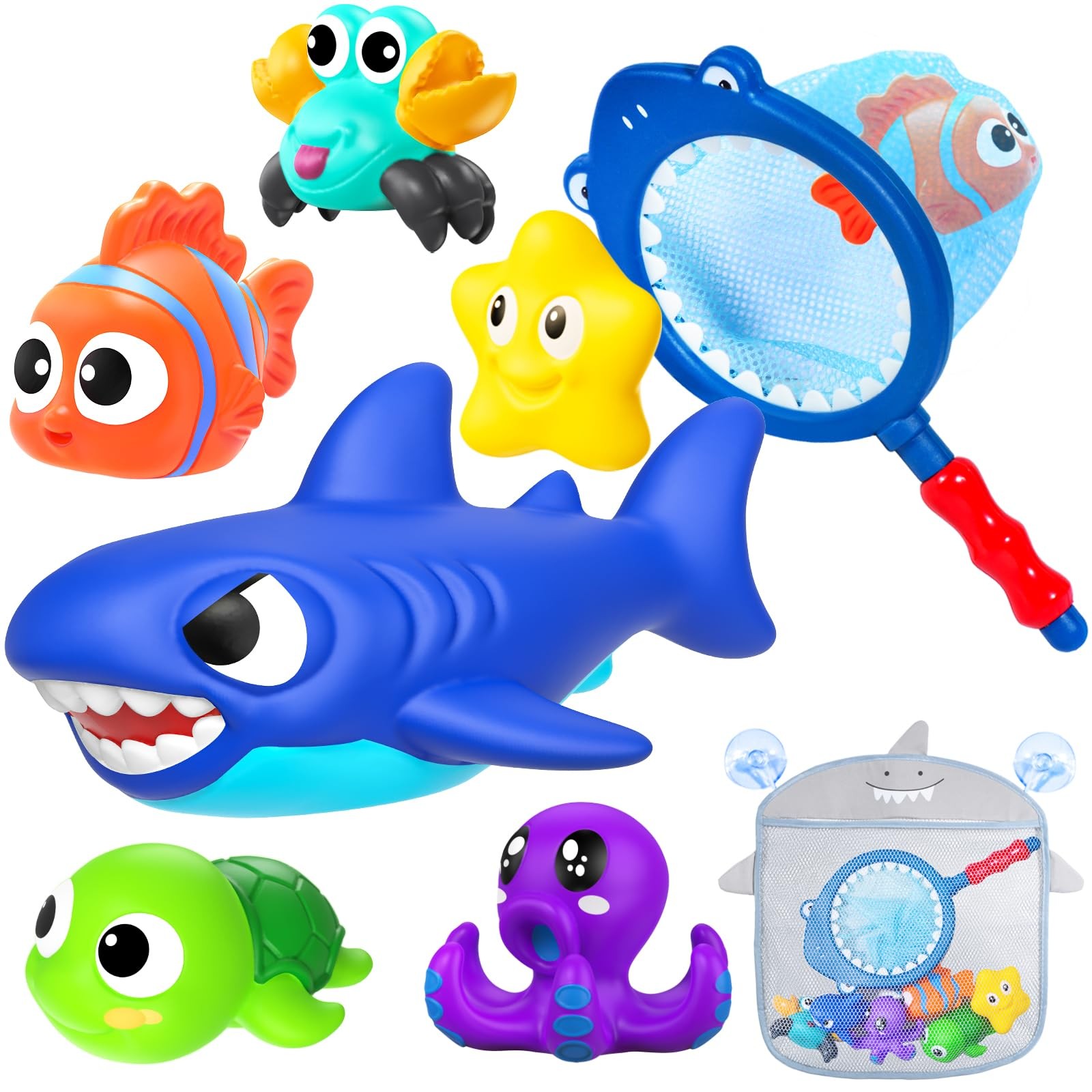 No Hole Mold for Ages 1-3,Water Toys for Babies and Toddlers,Ocean Animal Bat...