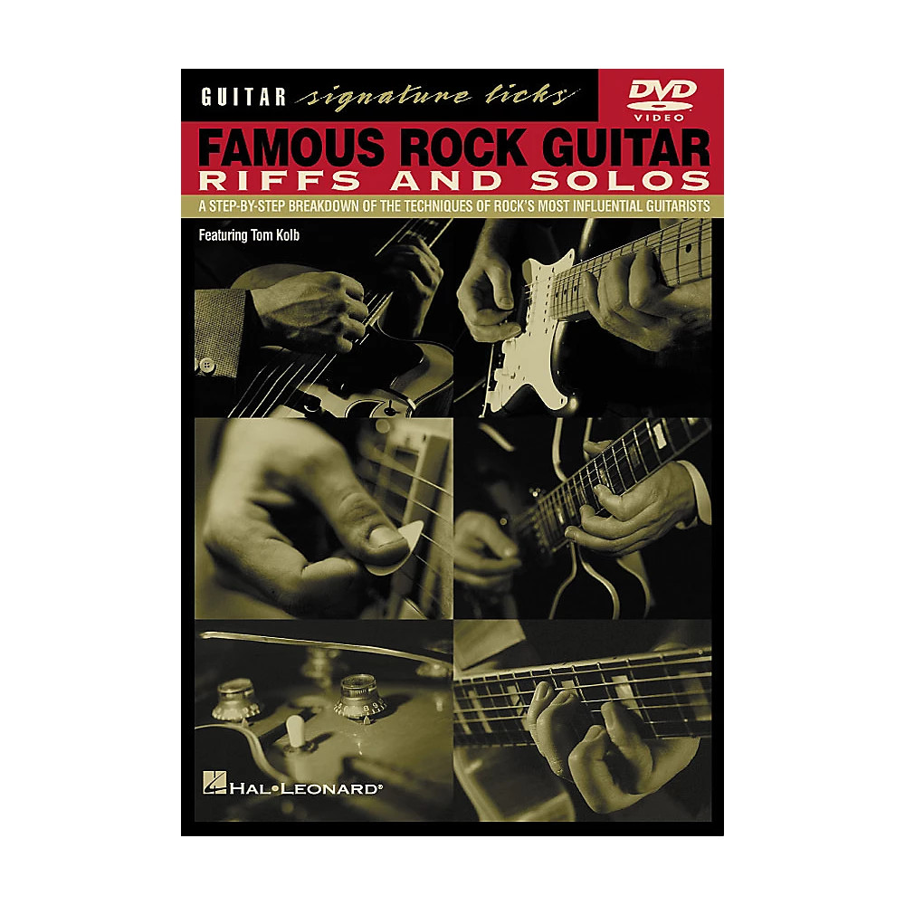 Hal Leonard Famous Rock Guitar Riffs and Solos DVD