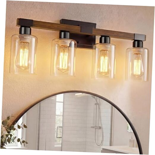  Farmhouse Bathroom Light Fixtures Bathroom Vanity Lights Over Mirror, 4 Light