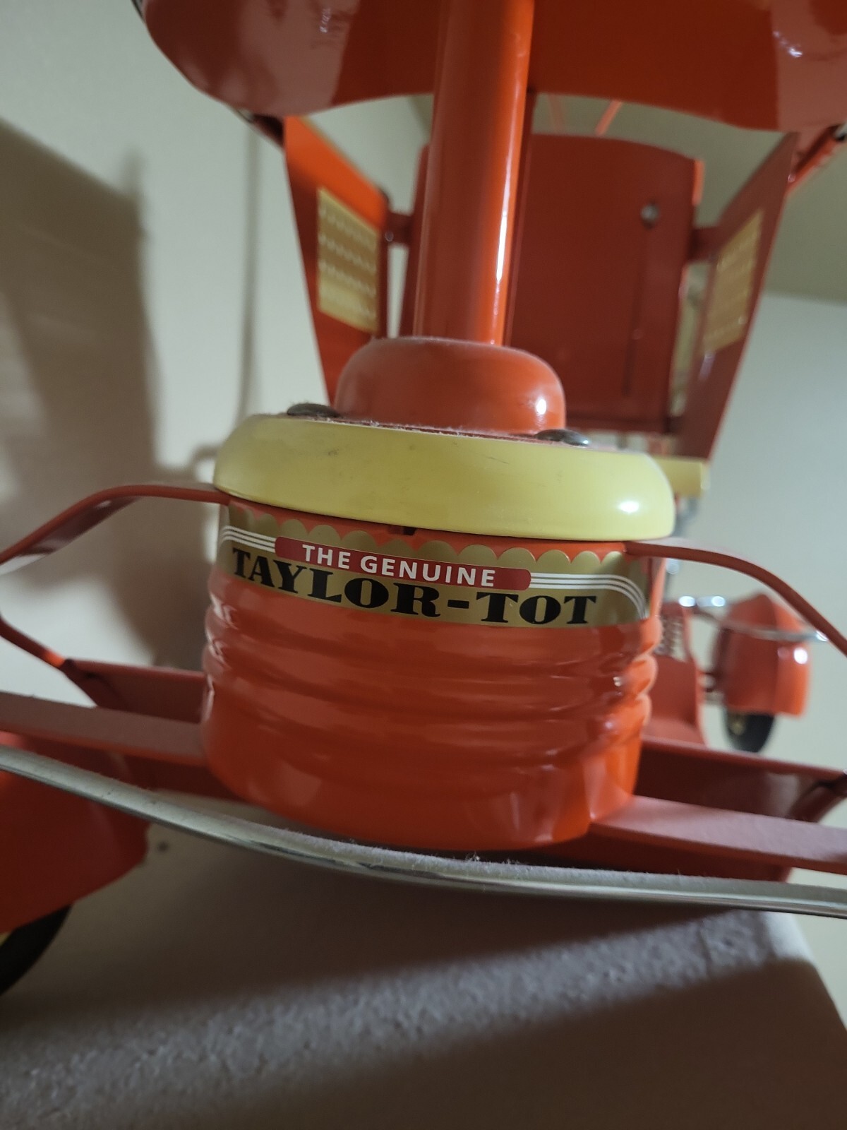 Taylor Tot stroller head badge decal