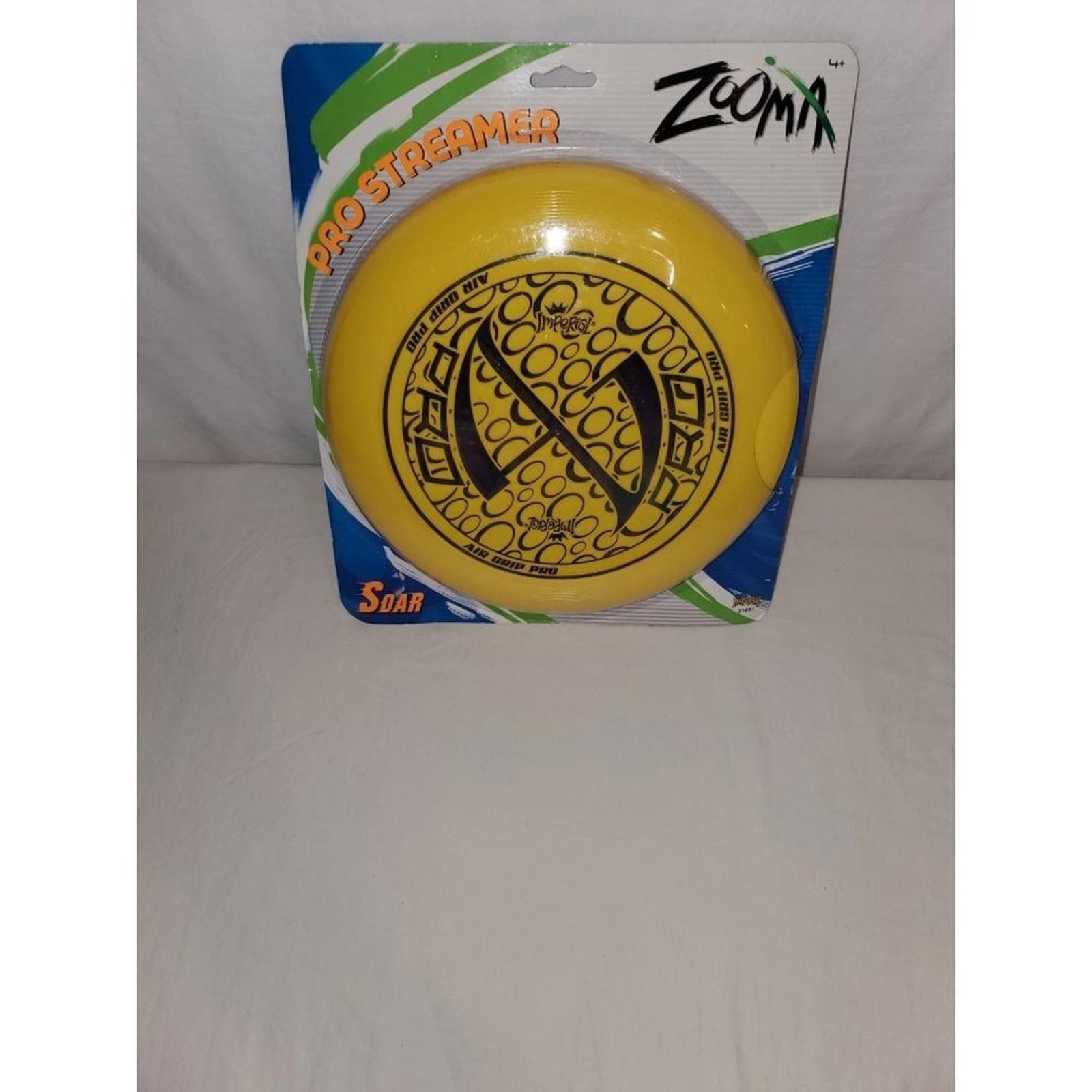 #33 New Imperial Toy Flying Disc Zooma Pro Streamer Yellow Frisbee