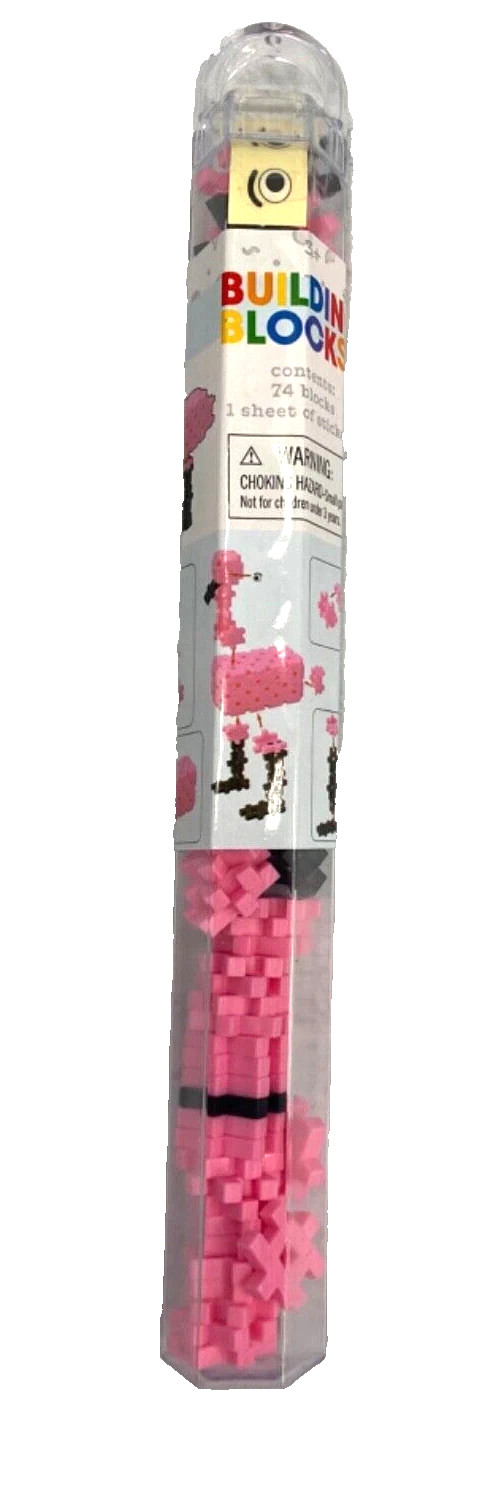 1 tube 75-piece Building Blocks Teaching Supply Make a Flamingo age 3+ dr6