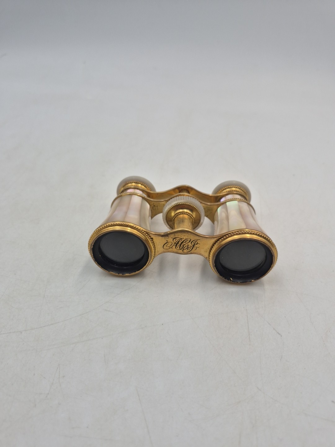 Lemaire Paris Vintage Opera Glasses Mother of Pearl Binoculars READ 