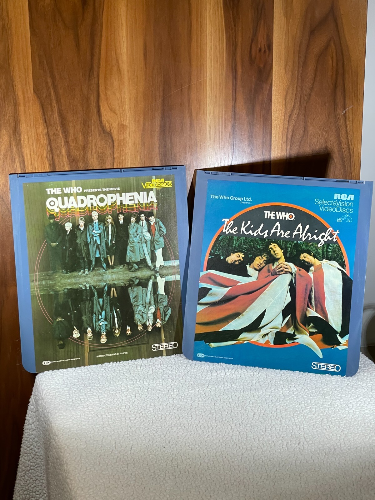 The Who Quadrophenia / The Kids Are Alright Capacitance Electronic Disc CED