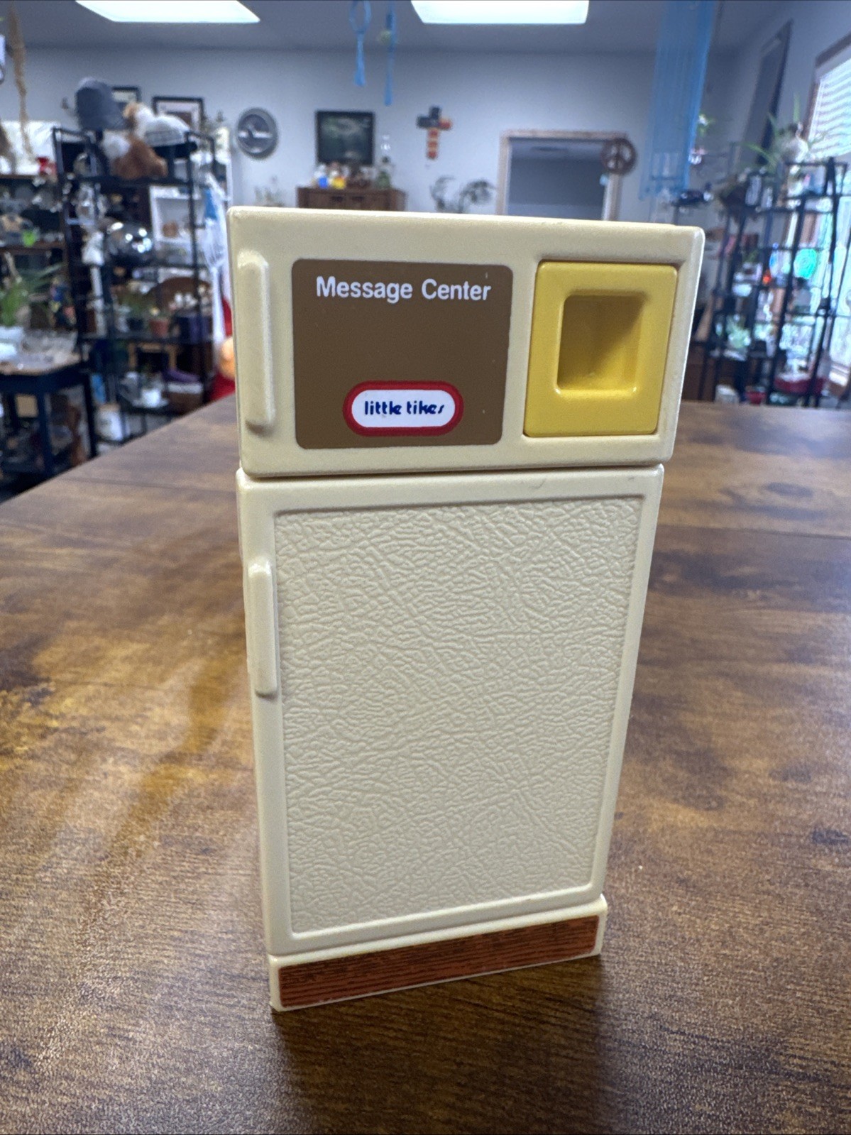 Vtg Little Tikes Dollhouse 5" Tall Fridge Refrigerator