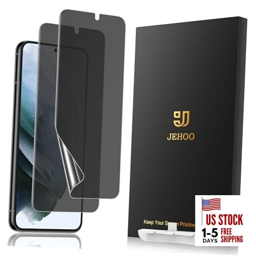 [2 Pack] Anti Glare Matte Privacy TPU Screen Protector for Samsung Galaxy S21